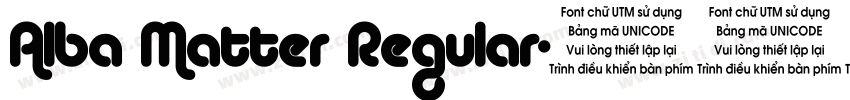 Alba Matter Regular字体转换